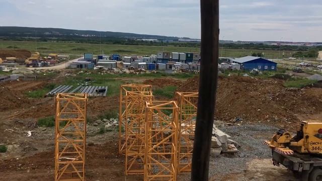 Монтаж Башенного крана Liebherr-132, Саня Крановщик, Sanya the crane operator
