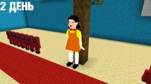 Я ПРОВЕЛ 100 ДНЕЙ В ИГРА В КАЛЬМАРА В МАЙНКРАФТ И ВОТ ЧТО, ПРОИЗОШЛО! #1 SQUID GAME