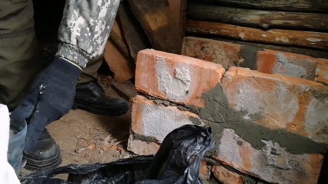 землянка в лесу, печь для землянки