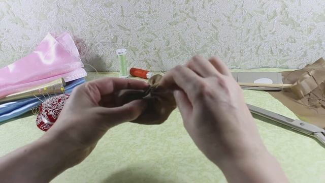 Цветок из ткани|Простой способ сделать цветок|Цветы из ткани|Поделки и подарки своими руками