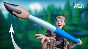 Сделал ОГРОМНУЮ копию кисточки! Super Animal Royale DIY