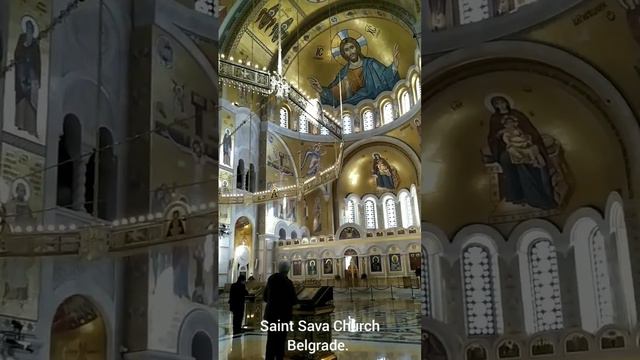 Saint Sava Temple, Orthodox Church in Belgrade.