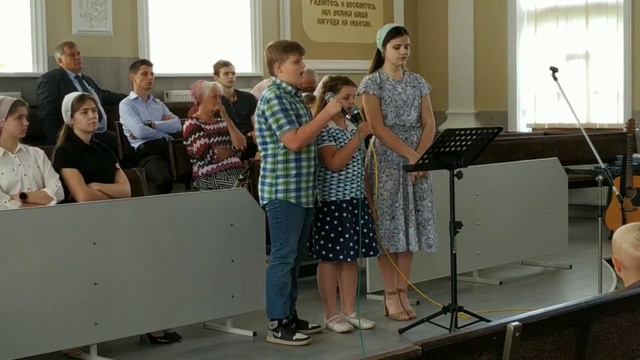 Участие молодежи 5.06.2022г.Церковь ЕХБ Пос.Высокий Молодежь Христианские песни