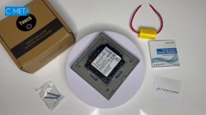 Умный выключатель Tuya с Алисой WiFi с НУЛЕМ и БЕЗ НУЛЯ одиночный сенсорный с металлической рамкой