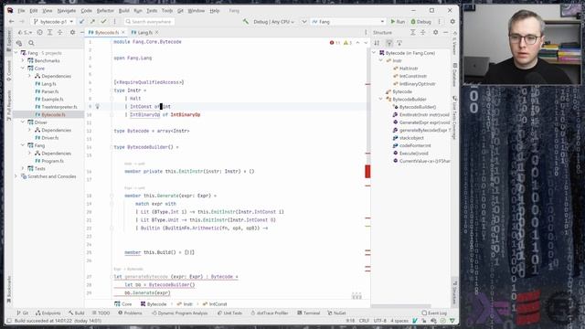 Writing a compiler. Bytecode basics