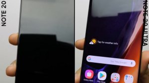 Galaxy Note 20 vs. Galaxy Note 20 Ultra Drop Test!
