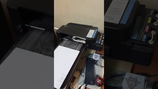 Epson L120  2 недели простоя с пигментными чернилами!? тест всё показал! DIY/DTG/ планшетный принте