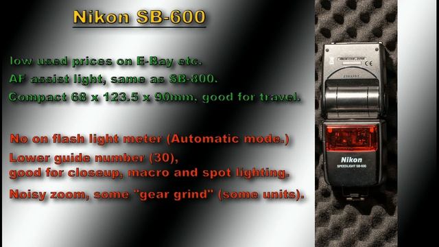 Nikon SB or BS SB600 SB800 SB900 Nikon speedlight