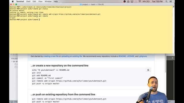 Learn Git on Mac - 05 - Remotes смотреть онлайн