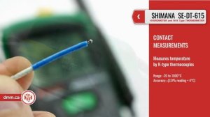 SHIMANA SE-DT-615 - Hygrometer/Contact Thermometer (product video presentation)