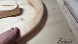 Как зделать изогнутое окончание поручня для лесницы.