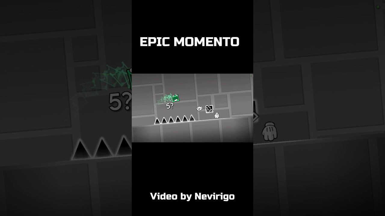 EPIC MOMENTO - NEVIRIGO #shorts #geometrydash #gd #mrbeast LIKE THIS VIDEO смотреть онлайн