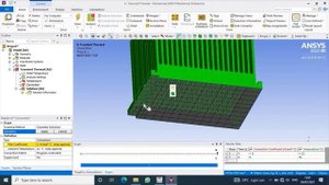 Transient Thermal Analysis on Heat Sink | Thermal Analysis In Ansys Workbench | Heat Sink Analysis