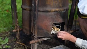 Бочка для сжигания мусора (2020). Бочка печь от Палыча!