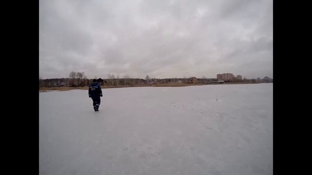 Рыбалка на Подмосковных карьерах  п. Коренёво! Плотва проснулась    Хищник не порадовал