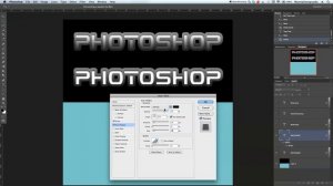 Photoshop Font Layer Styles - Part 1