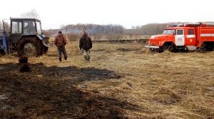 ЗиЛ 131 Пожарный застрял (часть 1)