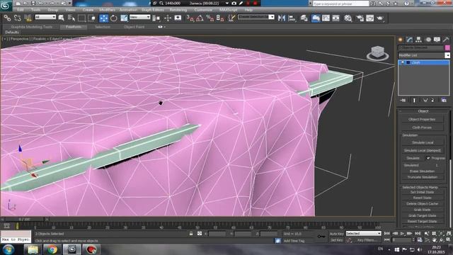 Урок 6: 3ds Max for Unreal Engine 4. Моделируем ткань с помощью Cloth и HSDS.
