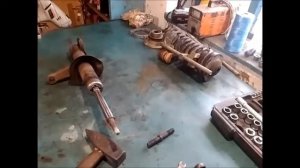 Славута ЗАЗ Славута. Ремонт амортизатора.