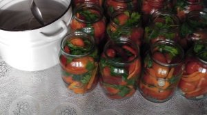 ВКУСНЫЕ ОСТРЫЕ ПОМИДОРЫ С МОРКОВЬЮ И ПЕРЦЕМ