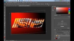 Как вставить картинку в текст в photoshop без лишних слов