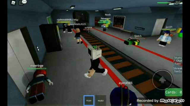 Bergaduh kat stesen kereta api bawah tanah | Fight at the Train Station | Roblox Malaysia смотреть онлайн