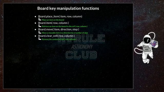 HAC Shorty - 02: Item management - Python Game development for beginners