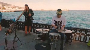 Музыканты на набережной Ялты.