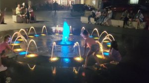 Фонтан на набережной Старый Оскол