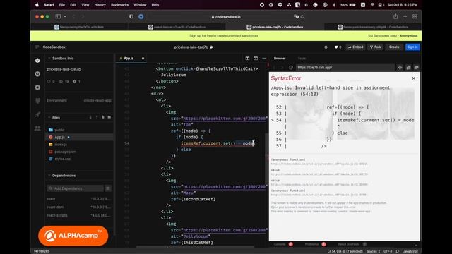 [React 入門] Manipulating the DOM with Refs - Part 1｜React 官網導讀｜ALPHA Camp x PJ смотреть онлайн