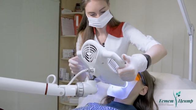 Профессиональное аппаратное отбеливание зубов в Эстет Центр