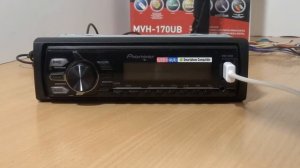 Обзор автомагнитолы Pioneer MVH-170UB.