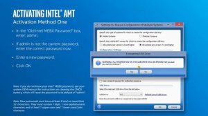 Intel® vPro™ Platforms/Intel® Active Management Technology (Intel® AMT) Lab Setup Guide Video