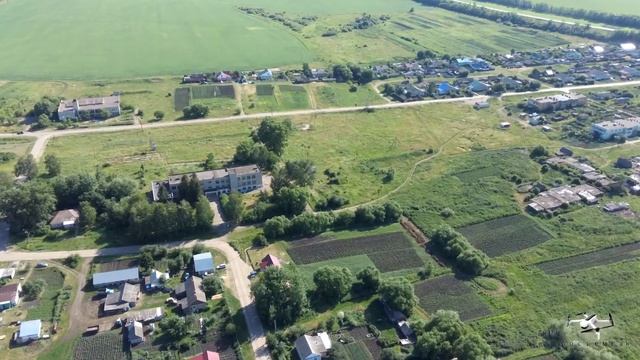 село Надеждино Пензенского района Пензенской области \ обзорная аэросъемка