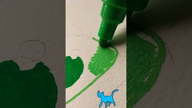 Meow│ satisfying posca marker drawing