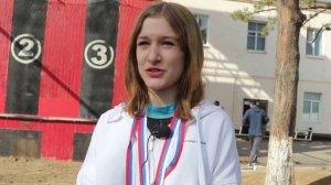 Ярослава Солдатенко о соревнованиях по пожарно-спасательному спорту