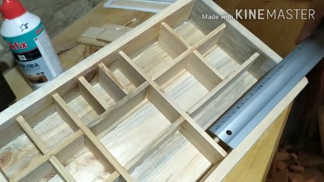 Обзор деревянного ящика для гаек,болтов,шайб. смотреть онлайн