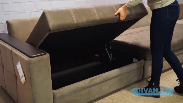 Диван угловой "Вест" (удлиненный). Видеообзор дивана от Divan.kz. смотреть онлайн