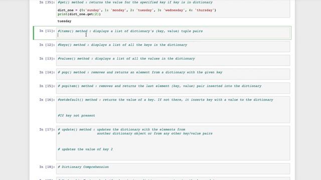 Dictionaries in Python