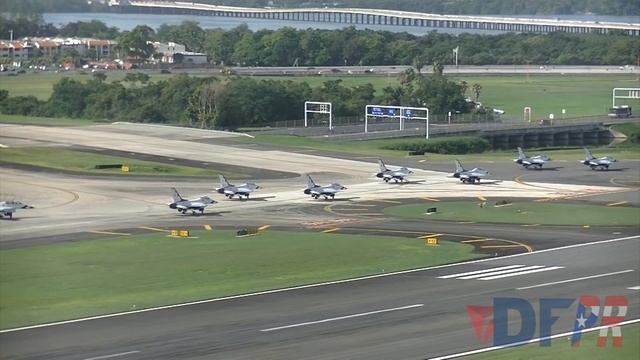 TJSJ Spotting: USAF Thunderbirds Departure! смотреть онлайн