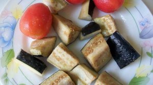 Курица с баклажанами и картошкой