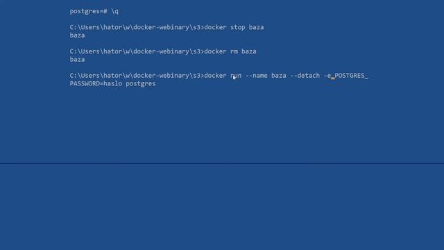 Baza danych w kontenerze - Kurs Dockera odcinek 13 смотреть онлайн
