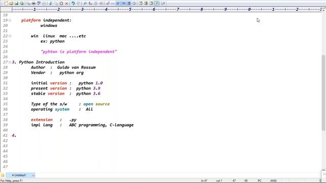 PYTHON tutorials || Demo - 2 || by Mr. Ram On 20-01-2021 @7PM смотреть онлайн