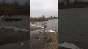 Крым г. Саки Михайловское озеро