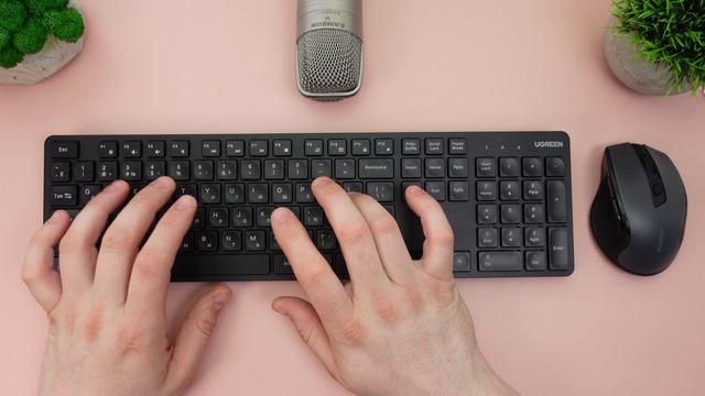 Бюджетная НОВИНКА ! Беспроводная КЛАВИАТУРА - UGREEN KU004 и МЫШЬ - UGREEN MU006 ! смотреть онлайн