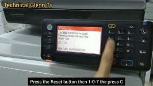 HOW TO RESET & FIX ERROR CODE SC544-00 | RICOH MPC305, MPC306,MPC406 | COLOR MACHINE.