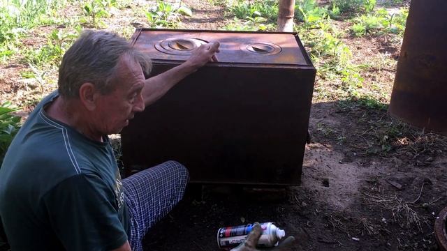 ПОКРАСКА ПЕЧИ / Термостойкая эмаль KUDO смотреть онлайн