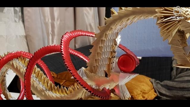 3D Chinese Dragon Origami смотреть онлайн