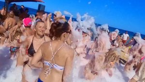 Foam Party at the Hotel Sentido Bellevue Park in Tunisia