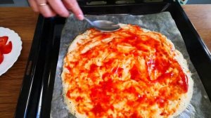 Пицца из куриного фарша вместо теста — ПП рецепт в духовке